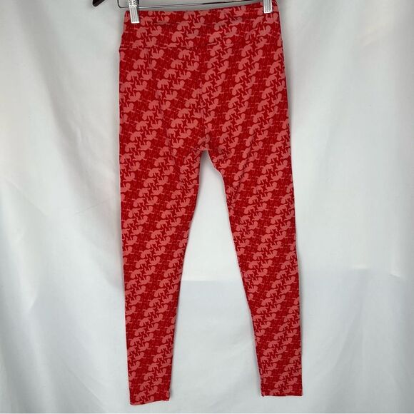 LuLaRoe Valentine's Day Cupid One Size Leggings - Picture 2 of 8